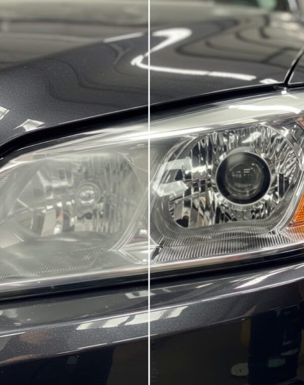 Headlight Restoration - Before and After with Turtle Wax